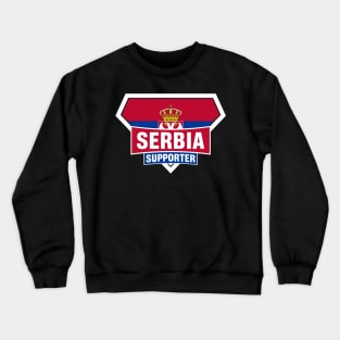 Serbia Super Flag Supporter Crewneck Sweatshirt